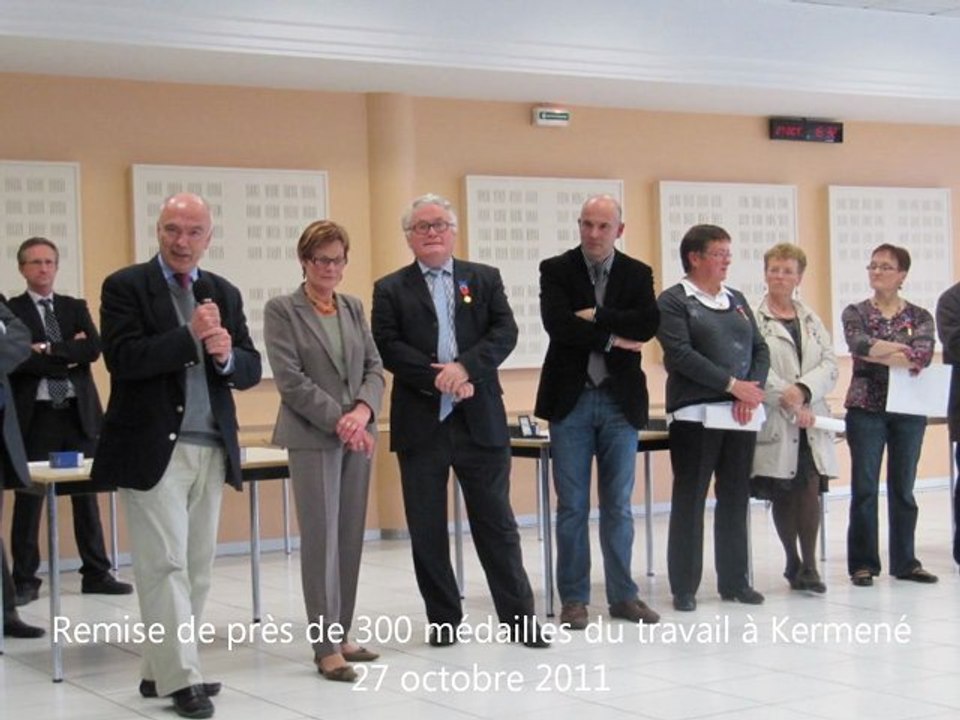 Médailles du travail à Kermené