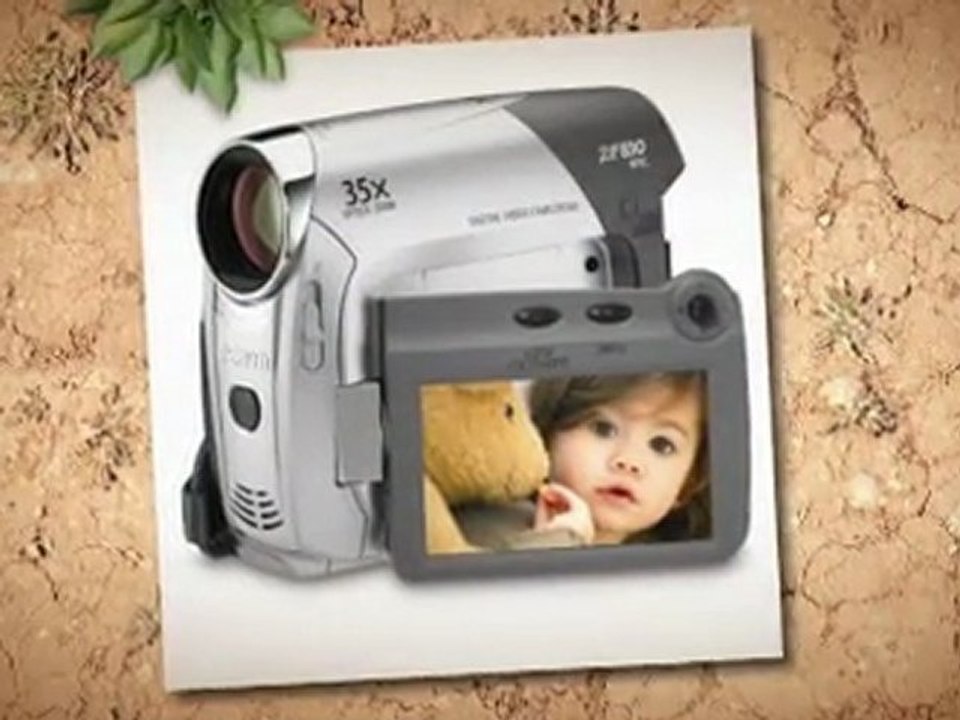 Canon ZR830 MiniDV Camcorder with 35x Optical Zoom - ...