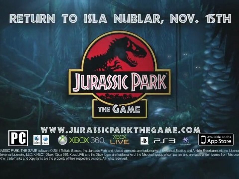 Jurassic Park : The Game - Behind the Scenes Trailer [HD] - Vidéo  Dailymotion