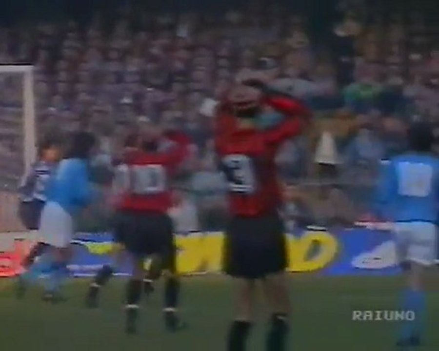 14 - Napoli - Foggia 3-3 - Serie A 1991-92 - 15.12.91