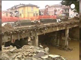 Rain still falling on stricken Genoa
