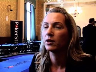 Katja Thate  KatjaThater  EPT S5 San Remo: Interview with Katja Thater Day 1a  - PokerStars.com