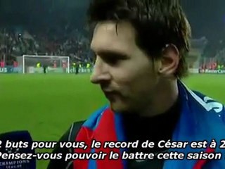Messi et Valdés dans l'histoire du Barça !