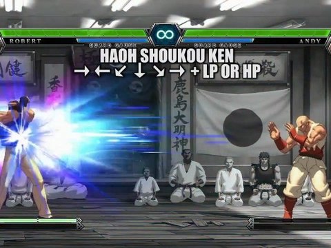 The King of Fighters XIII - Robert Garcia Moves