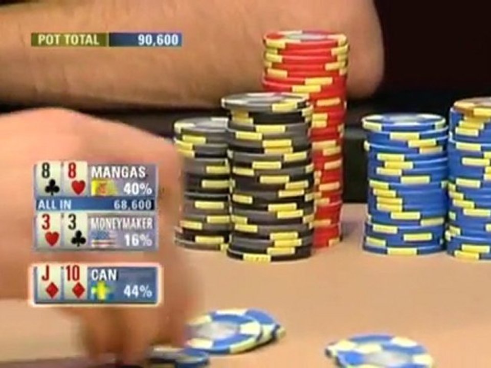 Chris Moneymaker Money800  PokerStars Pro -- EPT 4 London   Fuat Can Vs Chris Moneymaker Vs Daniel Mangas