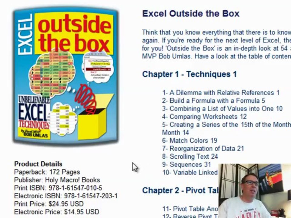 Learn Excel 2010 - "Excel Outside The Box": #1457
