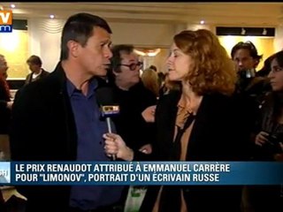 Emmanuel Carrère, prix Renaudot pour "Limonov"