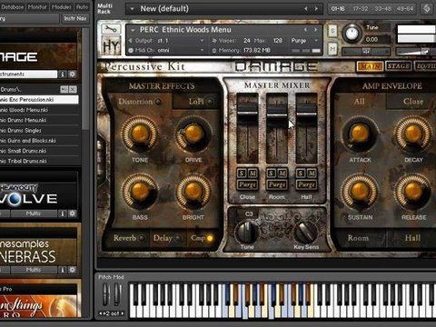 Heavyocity DAMAGE percussion from Native Instruments review