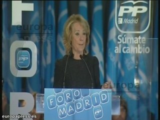 Aguirre a Zapatero: "En política, sentimientos no interesan"
