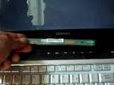 Dépannage PC portable Toshiba Satellite P200-1JY,diagnostique de panne puis changement de inverter composants informatique