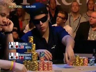 Gavin Griffin GavinGriffin -EPT 3 - Kongsgaard all-in survives vs Griffin -  PokerStars.com