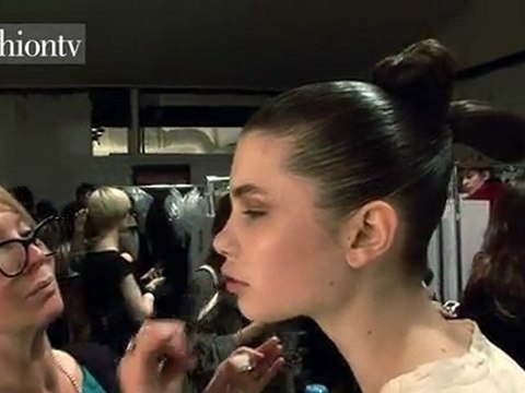Marios Schwab - Hair and Makeup Fall 2011 London LFW | FTV