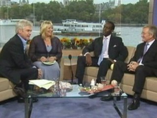 Charles Babumba about Ortho K lenses on This Morning TV show