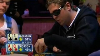 William Thorson William   PCA 2008   Thorson vs Karlsson  PokerStars com