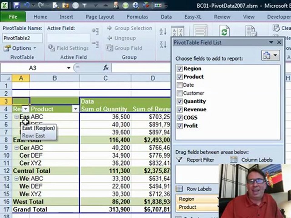 Learn Excel  "Pivot Table Defaults": Podcast #1461