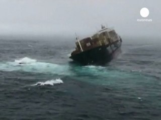 Nouvelle-Zélande: le porte-conteneur Rena sur le point...