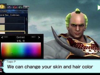 Soulcalibur V - Création de personnage