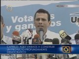 Capriles respeta las reglas