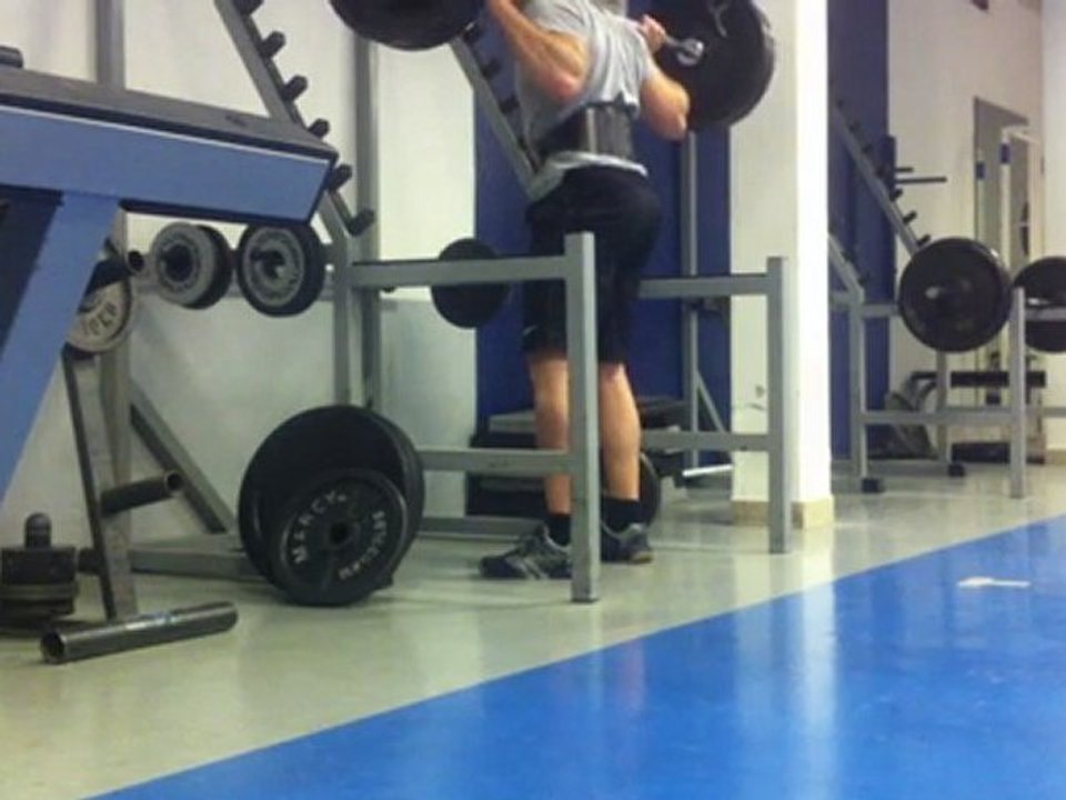 2 à 160 au squat à la parallèle
