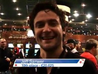 EPT 6 Warsaw Day 4 Jeff Sarwer busts Pokerstars.com