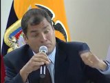 Presidente Correa no invitará a la Comisión Interamericana de Derechos Humanos