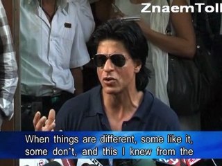 SRK addresses media on his Birthday