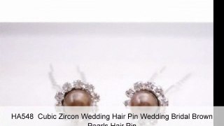 Pearls Bridal Hair Pins by FashionJewelryForEveryone.com
