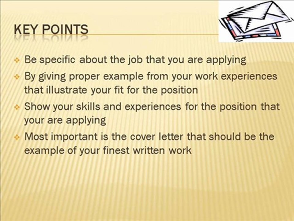 Cover Letters