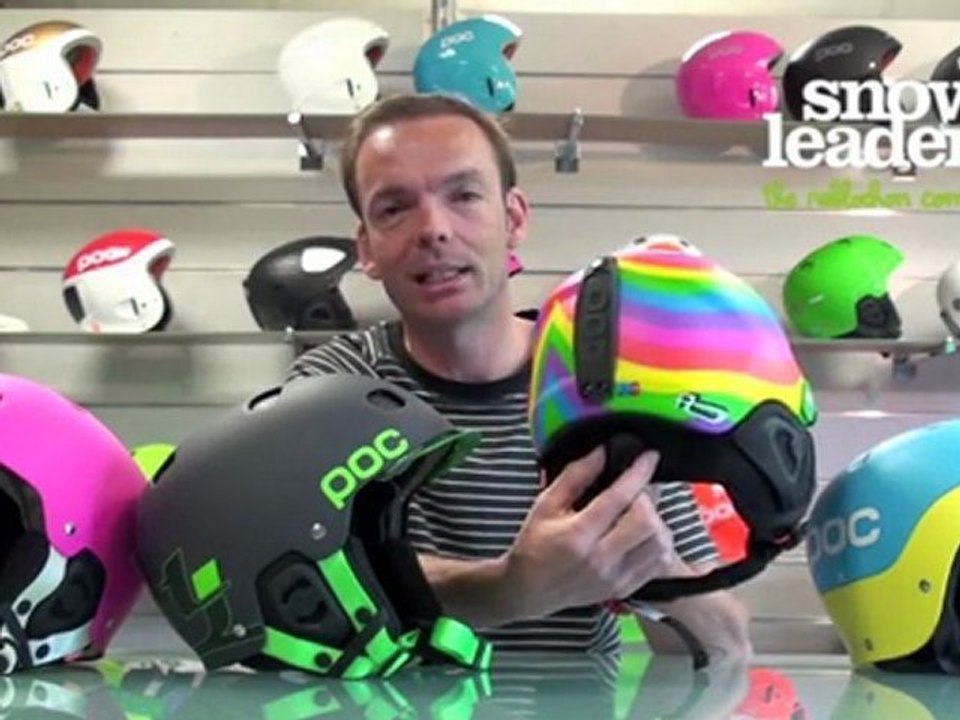 Snowleader présente les casques Receptor bug, Synapsis & Frontal de chez Poc