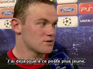 Rooney et son nouveau rôle de milieu de terrain
