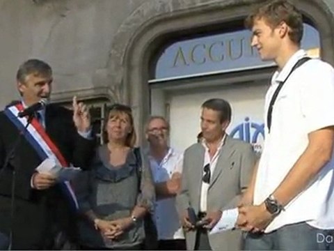 Retour de Christophe Lemaitre à Aix-les-bains