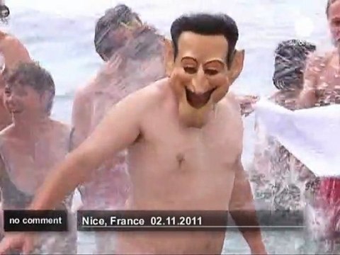 Manifestation anti-G20 aquatique - no comment