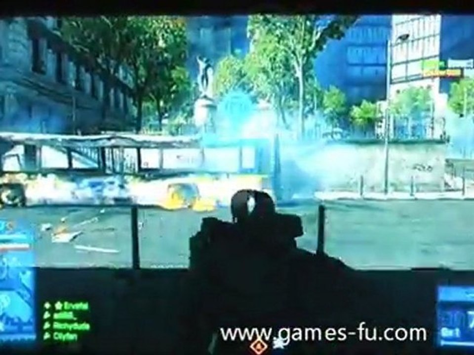 Battlefield 3 gameplay in Paris seine crossing I love war.