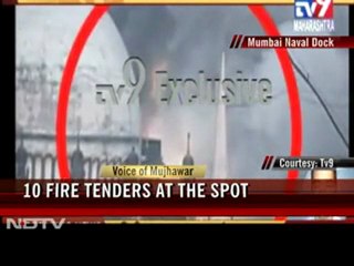 Fire breaks out at naval dock in Mumbai