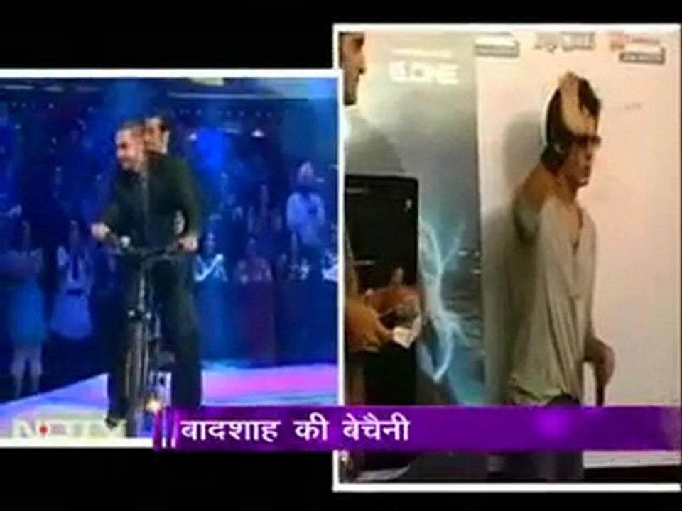 बेचैन दिख रहे हैं शाहरुख