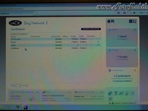 LaCie 2big network 2 - Demo funzionalità porta USB (anche con Kingston DT310)