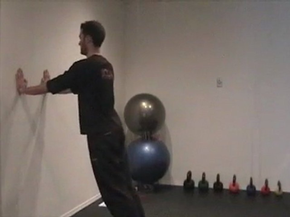 Inside Push Ups on Wall