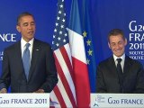 Le président américain a félicité Carla et Nicolas Sarkozy... en plaisantant : 