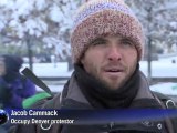 After arrests, Occupy Denver braves snow