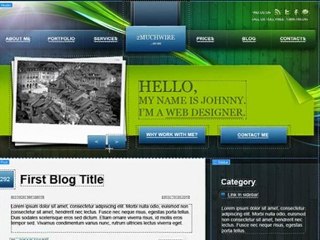 Divine Elemente (photoshop plugin): WordPress Theme from your Photoshop Design