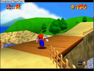 super mario 64 fin ( canon et toit du chateau )