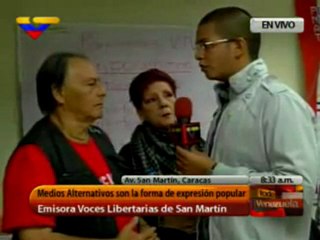 Emisora Voces Libertarias de San Martín también funciona como centro de formación popular