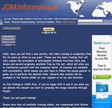 Free video tutorial for Windows Vista and seven