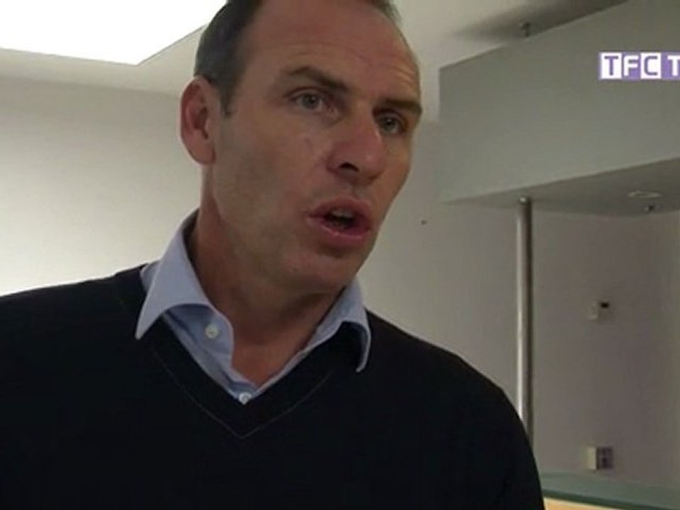 Alain Boghossian, avant le match Toulouse FC-Stade Rennais FC