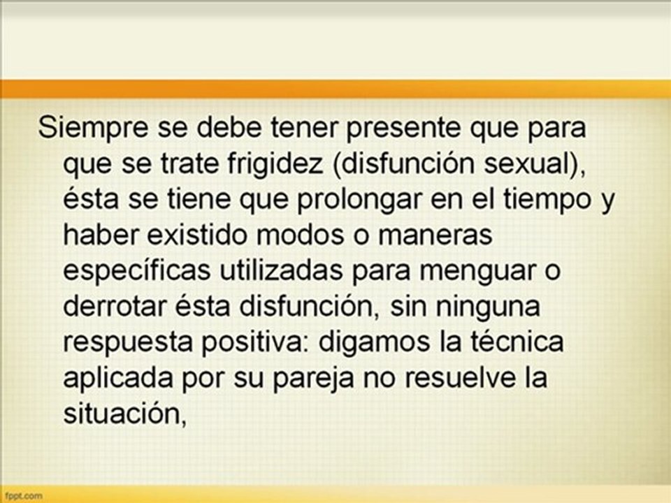 La Frigidez