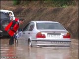 El temporal provoca inundaciones en Manresa