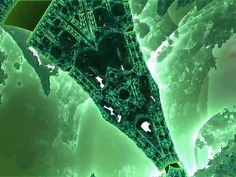 Return to split point -3D Mandelbox Fractal zoom
