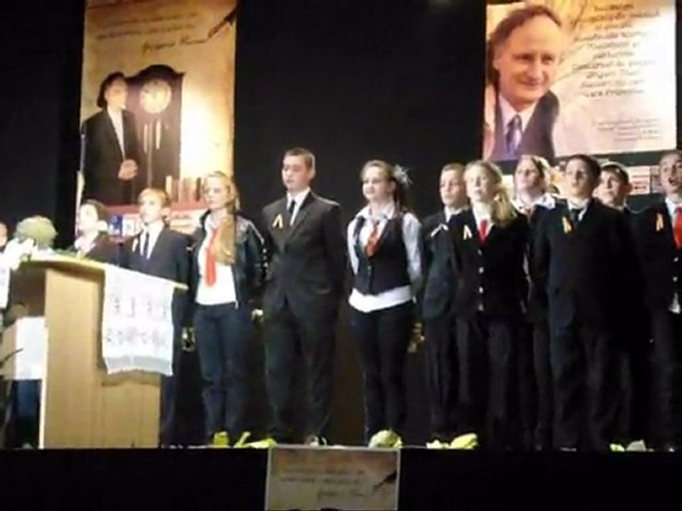 Festivalul Grigore Vieru-Spectacol oferit de elevi de la Grupul Şcolar Mogoşeşti, Iaşi