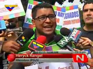 JuventudPSUV se solidariza con Indignados