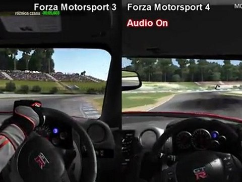 Forza Motorsport 3 vs Forza Motorsport 4 - Nissan GT-R SpecV at Twin Ring Motegi